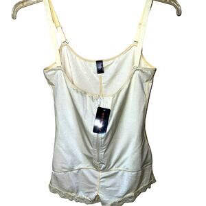 Waistplace Shaper Shapewear Womens XXL 16 18 Wear Your Own Bra Front Zip Briefer